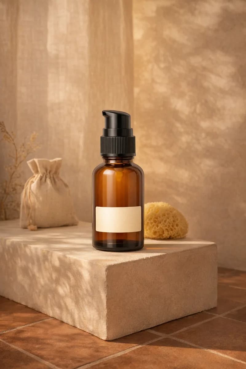 Styled studio product photograph with controlled lighting