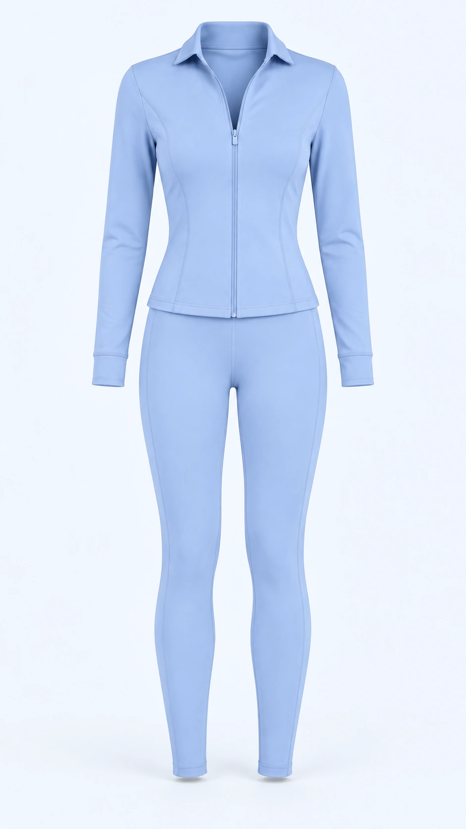 Illustrative source photo for the activewear campaign