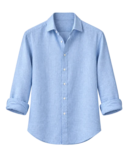 Illustrative source photo for the shirts campaign