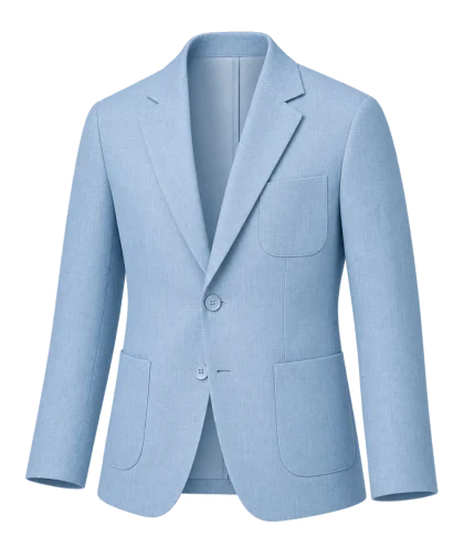 Blue tailored blazer reference
